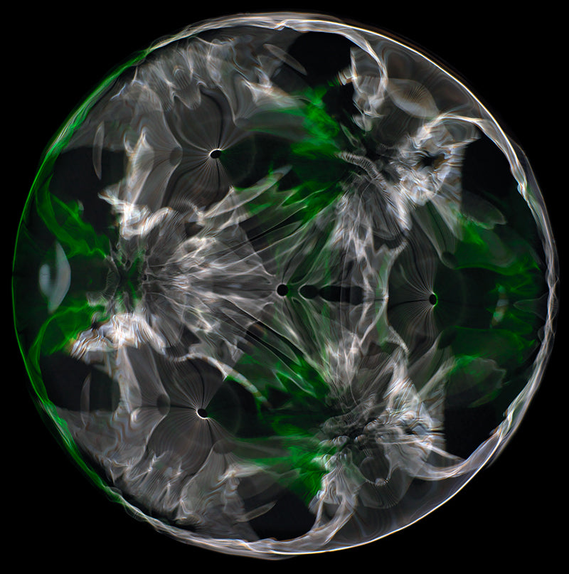 Waveform Odyssey: Cymatics Photography Explores the Depths of Gravitational Waves