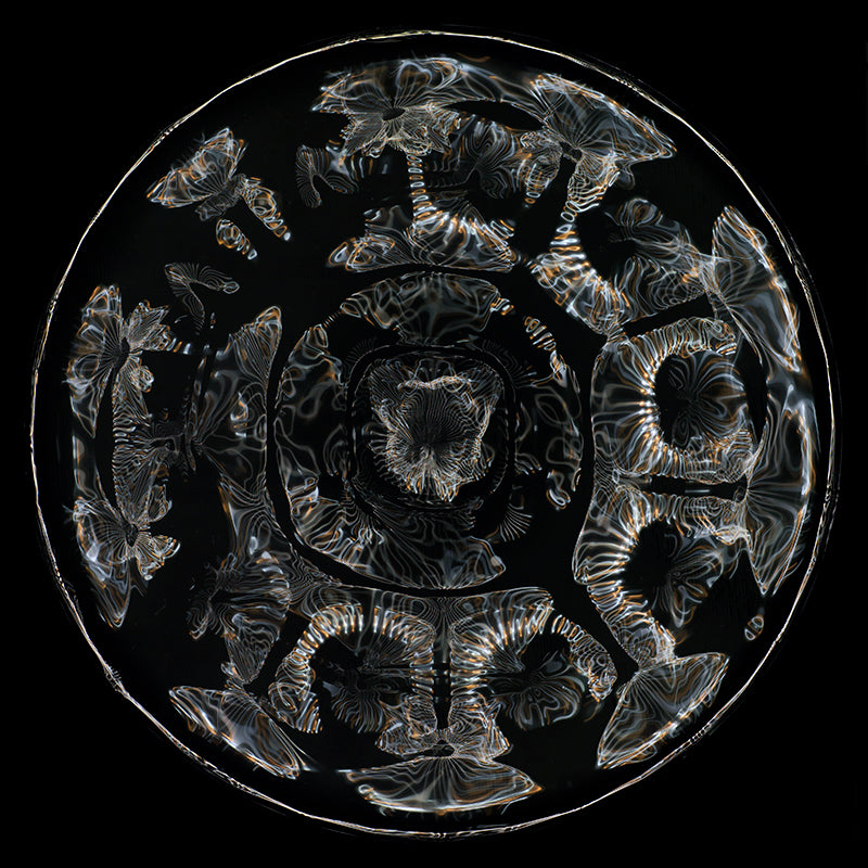 Einsteinian Splendor: Gravitational Waves Visualized in Cymatics Art