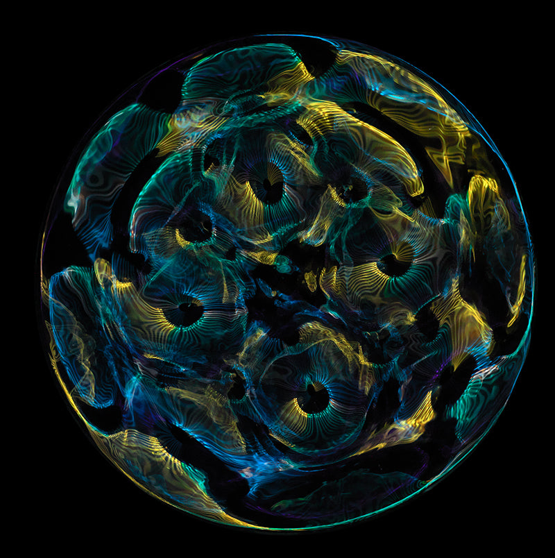 Einstein's Legacy in Color: Gravitational Waves Captured with Cymatics Photography
