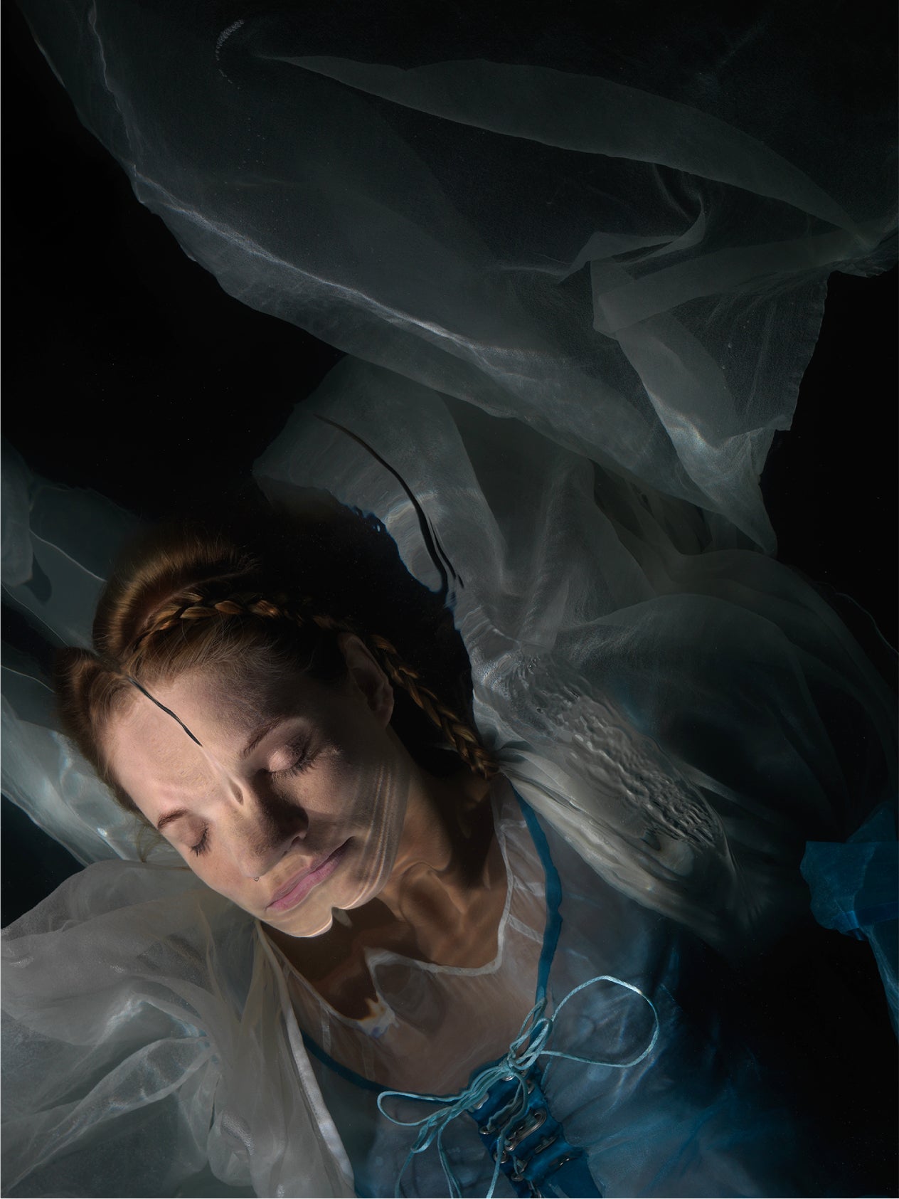 Artist documentation showing Alexander James Hamilton with analogue photographic transparency film