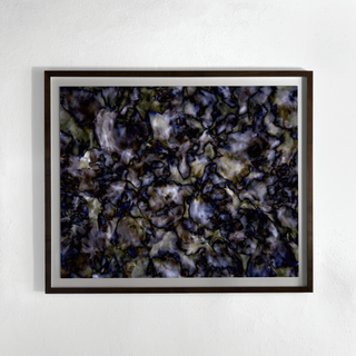Framing and presentation detail for All icons are false No. 001-1, analogue photographic work by Alexander James Hamilton