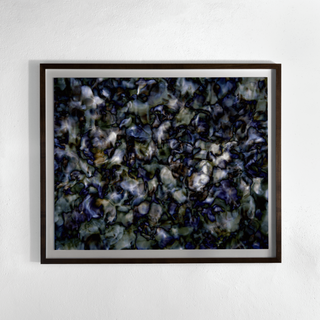 Framing and presentation detail for All icons are false No. 008-1, analogue photographic work by Alexander James Hamilton
