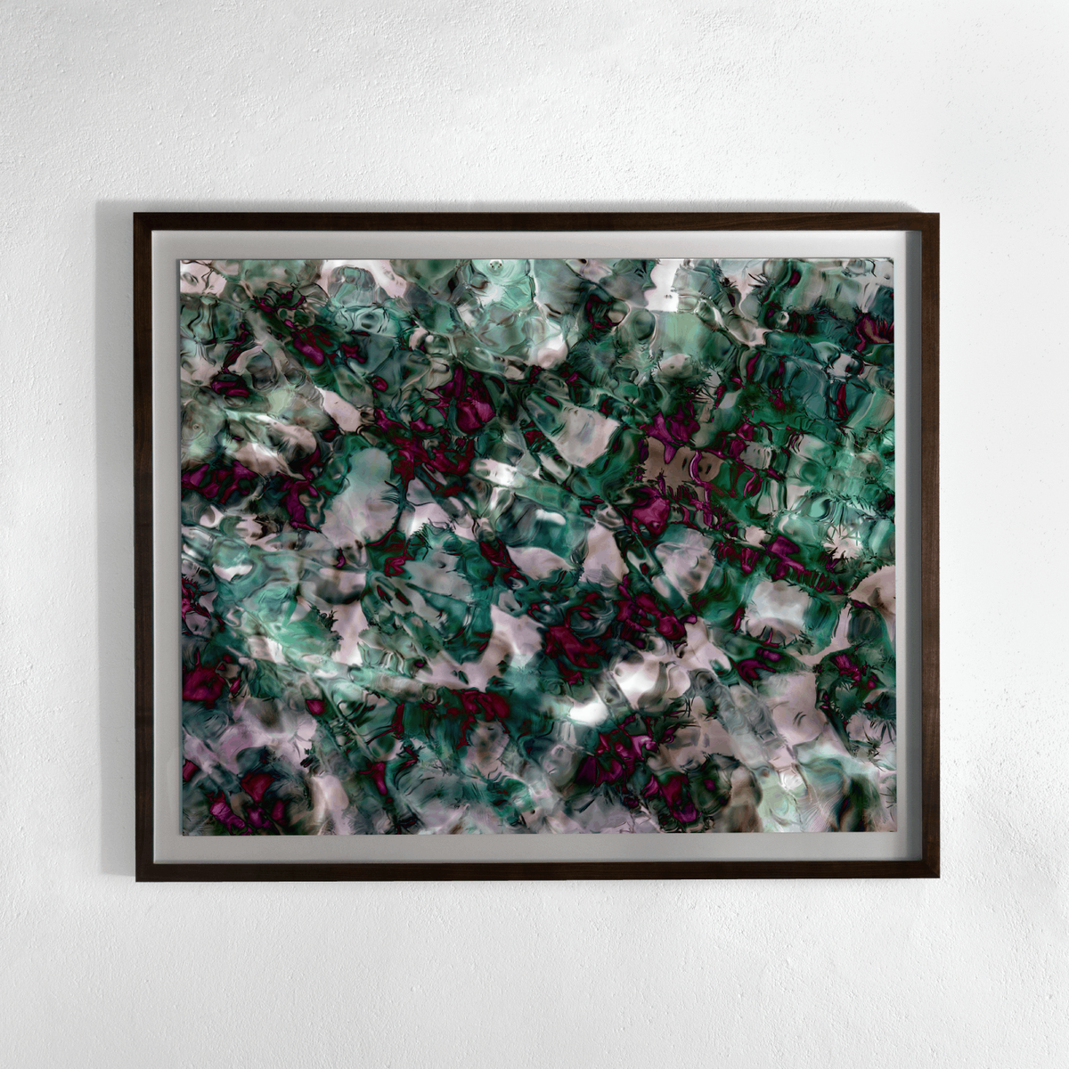 Framing and presentation detail for All icons are false No. 026-9, analogue photographic work by Alexander James Hamilton
