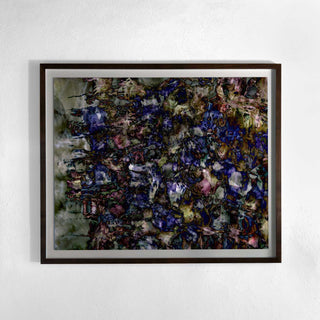 Framing and presentation detail for All icons are false No. 0305-8-3, analogue photographic work by Alexander James Hamilton