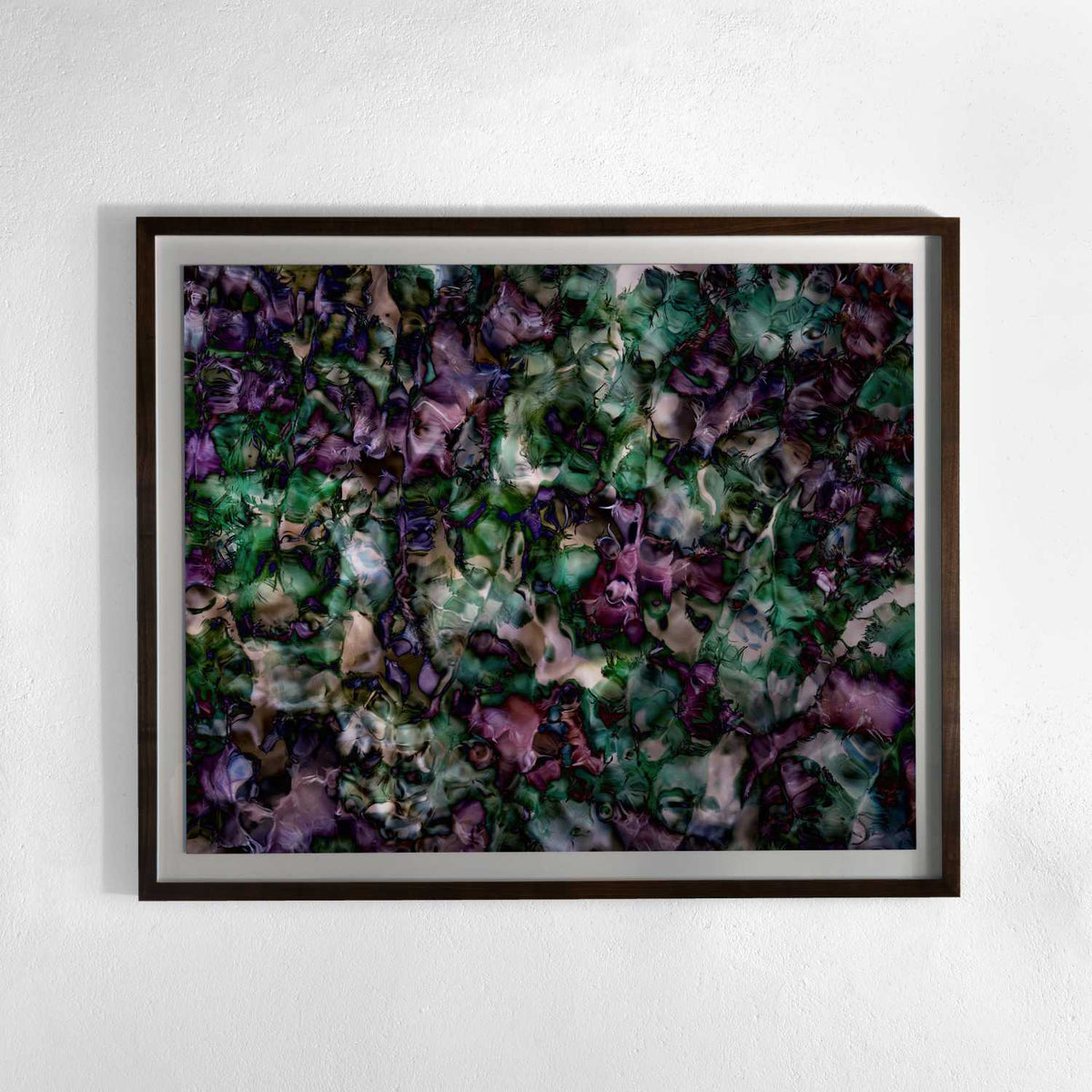Framing and presentation detail for All icons are false No. 0336-8, analogue photographic work by Alexander James Hamilton