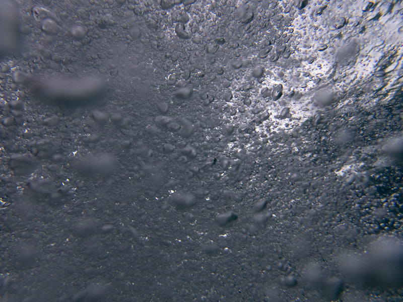Crystal Clear Water Bubbles in Motion Stock Photography Assets