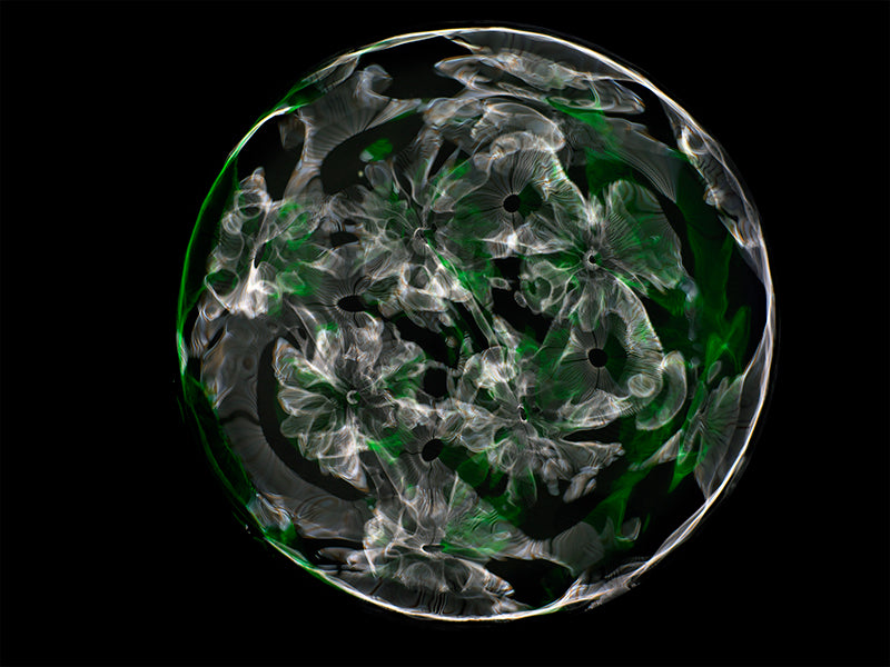 Waveform Elegance: Gravitational Waves Captured in Mesmerizing Cymatics Art