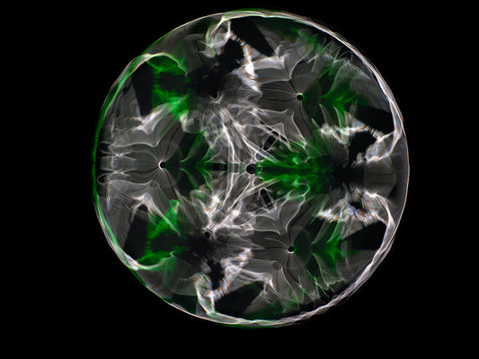 Einstein's Revelation: Cymatics Photography Captures Gravitational Waves in Color