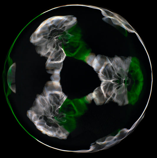 Einstein's Liquid Universe: Gravitational Waves Unveiled in Cymatic Imagery