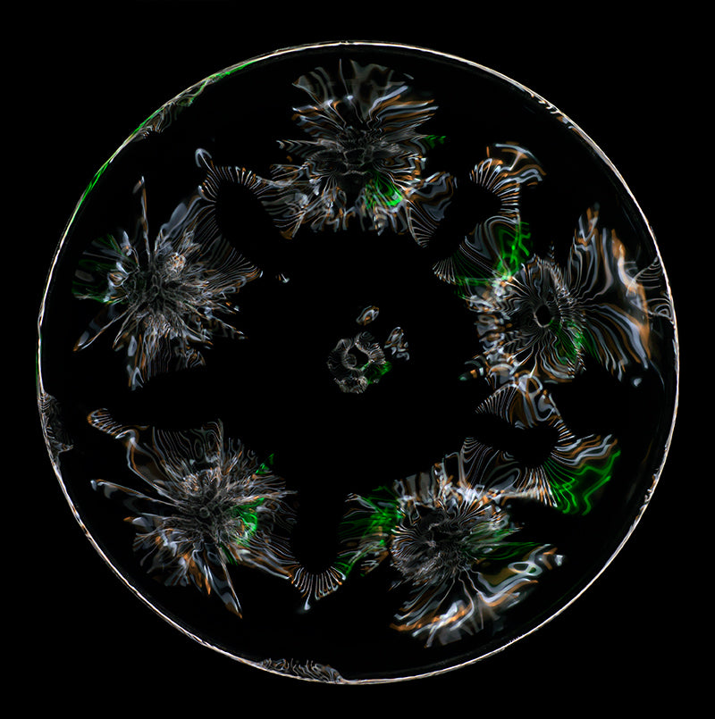 Fluid Dynamics of the Cosmos: Cymatics Photography Redefines Gravitational Wave Art
