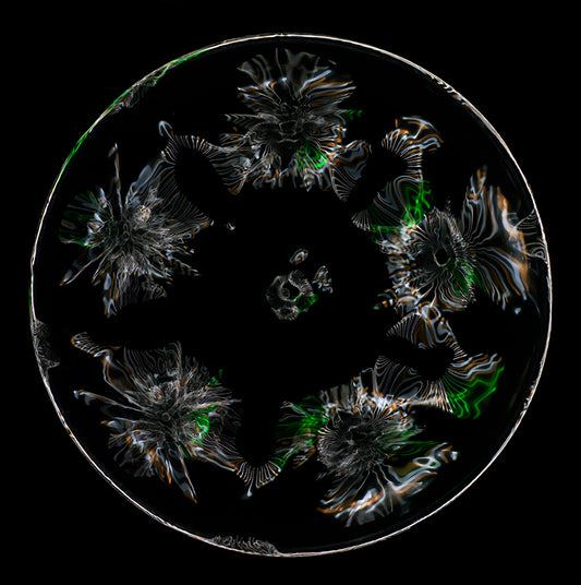 Fluid Dynamics of the Cosmos: Cymatics Photography Redefines Gravitational Wave Art