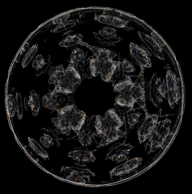 Waveform Eclipses: Cymatics Photography Ventures into the Shadows of Gravitational Waves