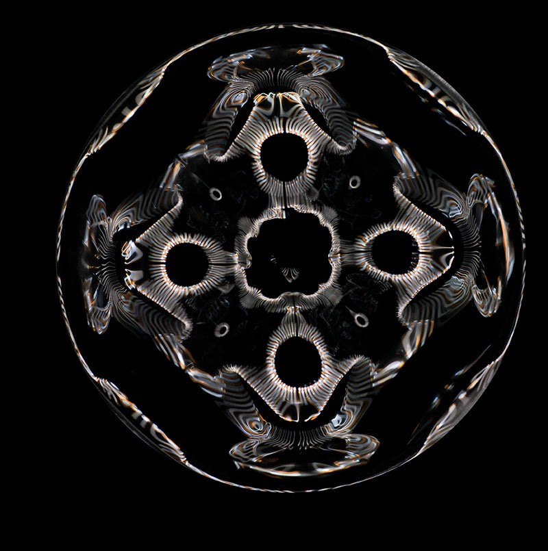 Einstein's Liquid Nebula: Cymatics Photography Explores the Cosmic Clouds of Gravitational Waves