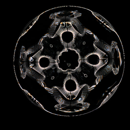 Einstein's Liquid Nebula: Cymatics Photography Explores the Cosmic Clouds of Gravitational Waves