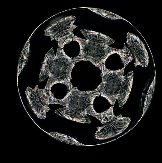 Einstein Reimagined: Gravitational Waves Illustrated in Cymatics Art