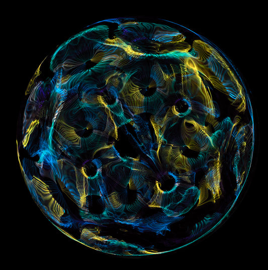 Einsteinian Imagery: Gravitational Waves Captured in Cymatics Photography