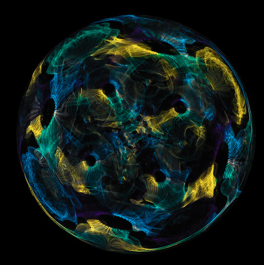 Liquid Dynamics Unveiled: Cymatics Photography and Gravitational Waves