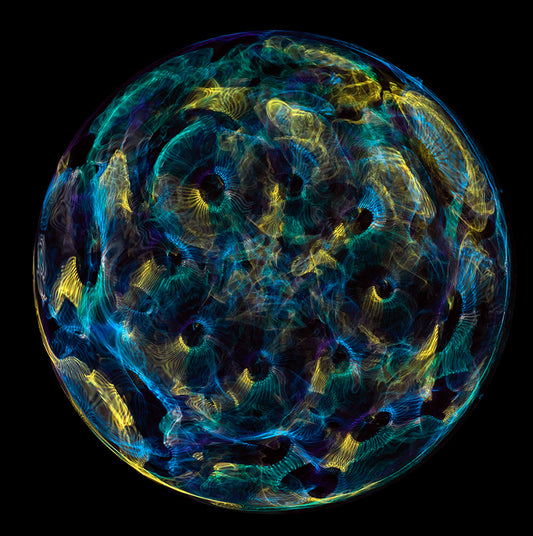 Einstein's Liquid World: Gravitational Waves Visualized in Cymatics Photography