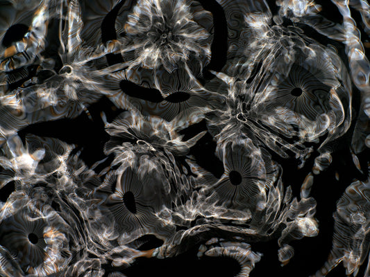 Artistic photos illustrating Einstein's theory