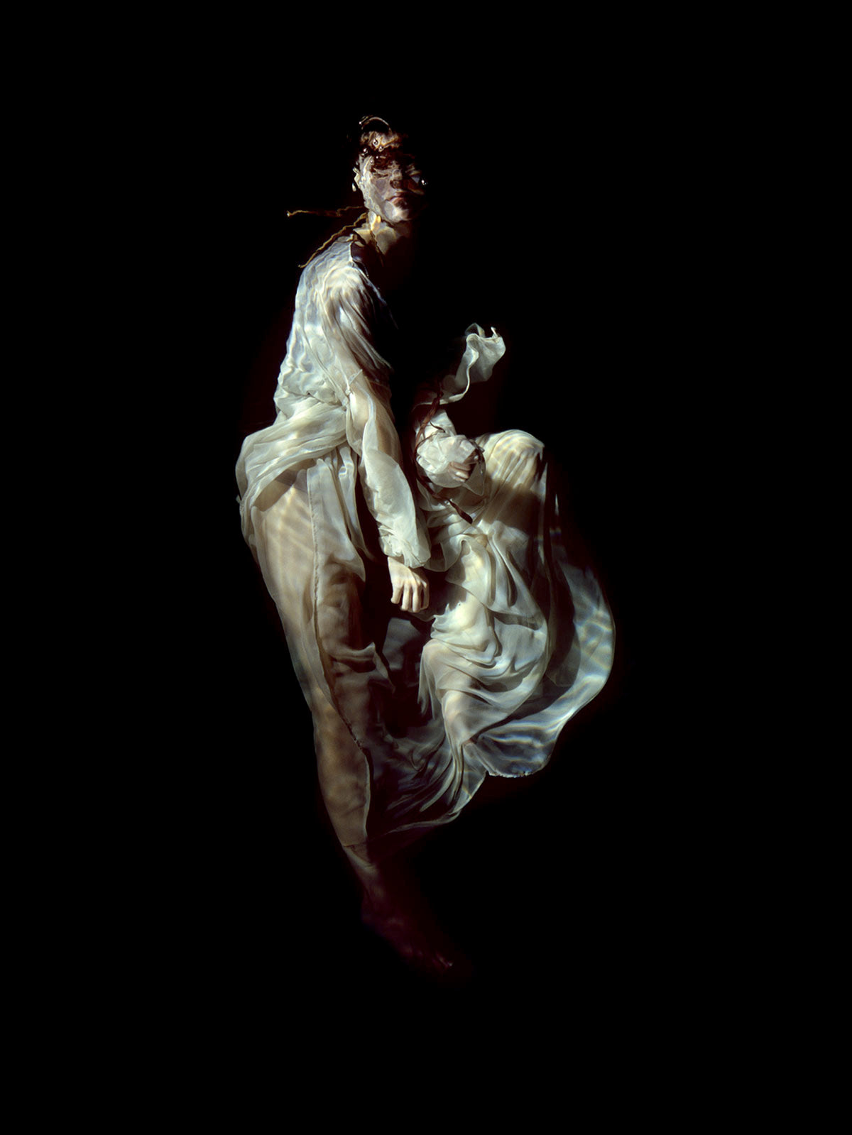 Additional view of Jupiter, underwater analogue photograph from the Goya Reborn in Water series by Alexander James Hamilton