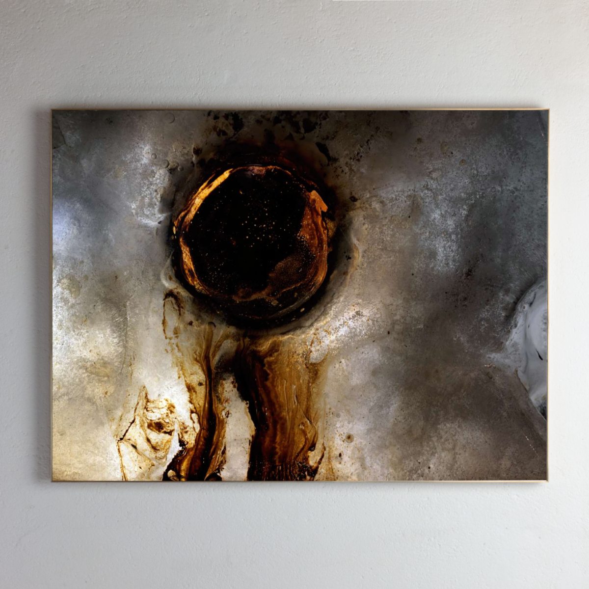 Archytas, analogue photograph exploring oil, water and light by Alexander James Hamilton