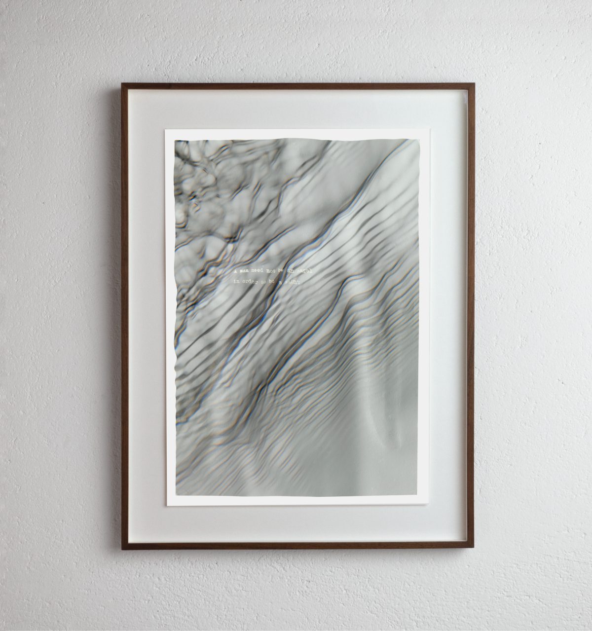 A man need not be an angel (plate 0240), analogue photograph from the Offshore Recordings series by Alexander James Hamilton