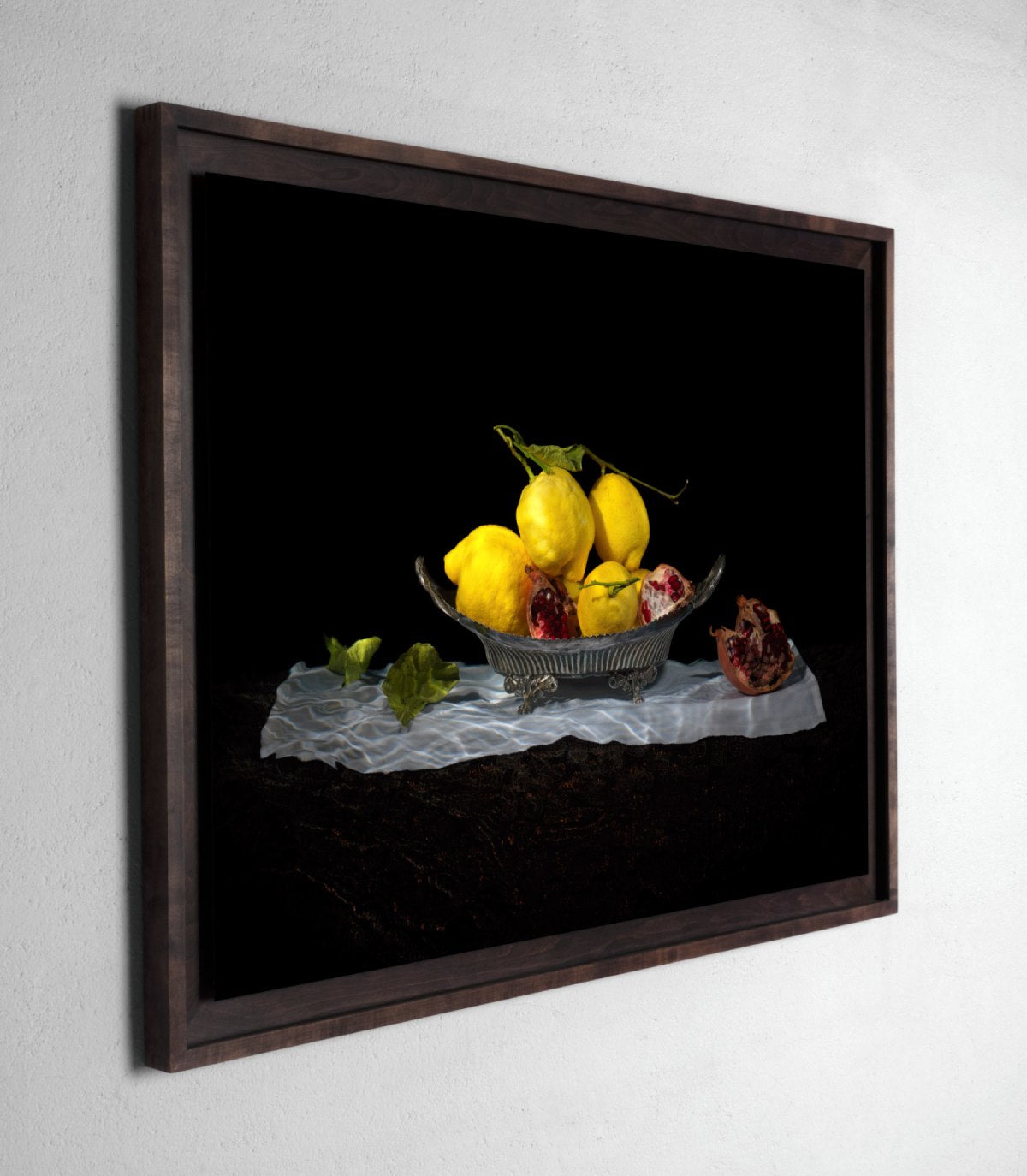 Left side view of Bitter sweet table, underwater analogue still life photograph by Alexander James Hamilton