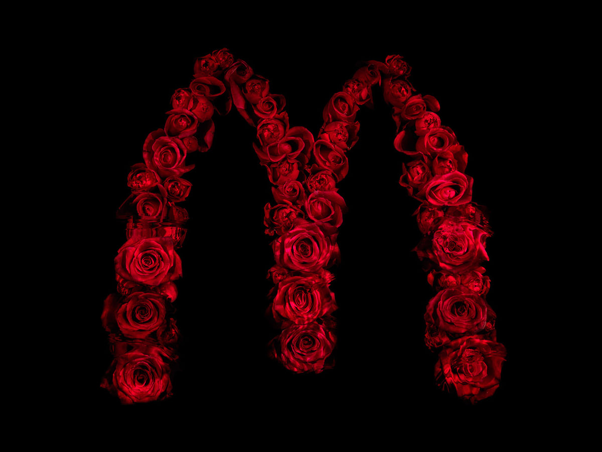 Additional view of McDonalds, analogue photograph from the Drowning in Brands series by Alexander James Hamilton