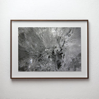 framed analogue photographic study exploring material trace and optical instability by Alexander James Hamilton