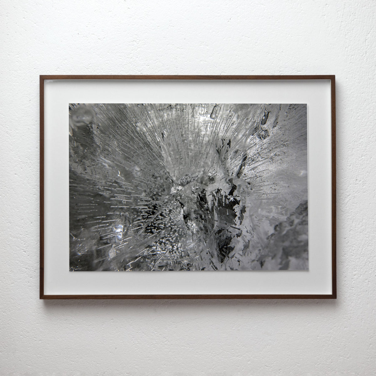 framed analogue photographic study exploring material trace and optical instability by Alexander James Hamilton
