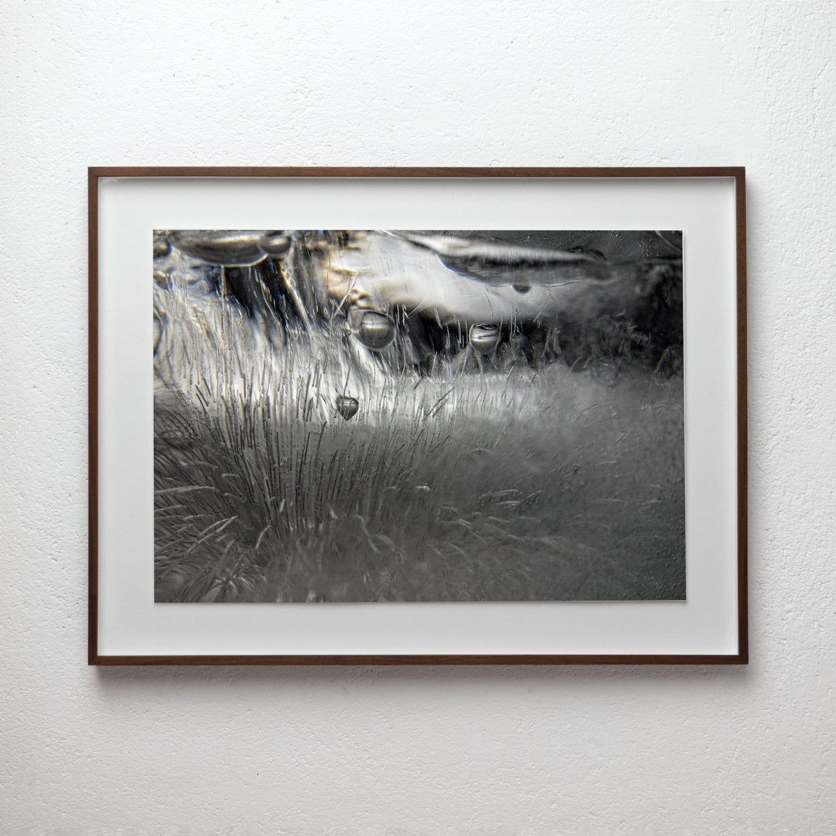 framed analogue photographic study exploring enthalpy of fusion by Alexander James Hamilton