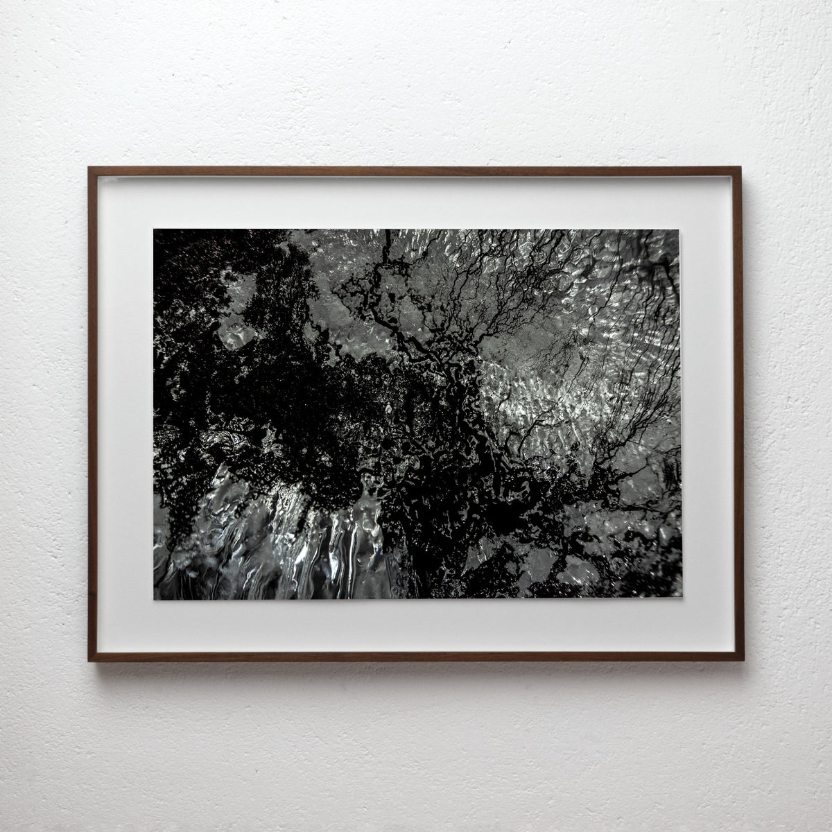 framed analogue photographic study exploring material trace and optical instability by Alexander James Hamilton