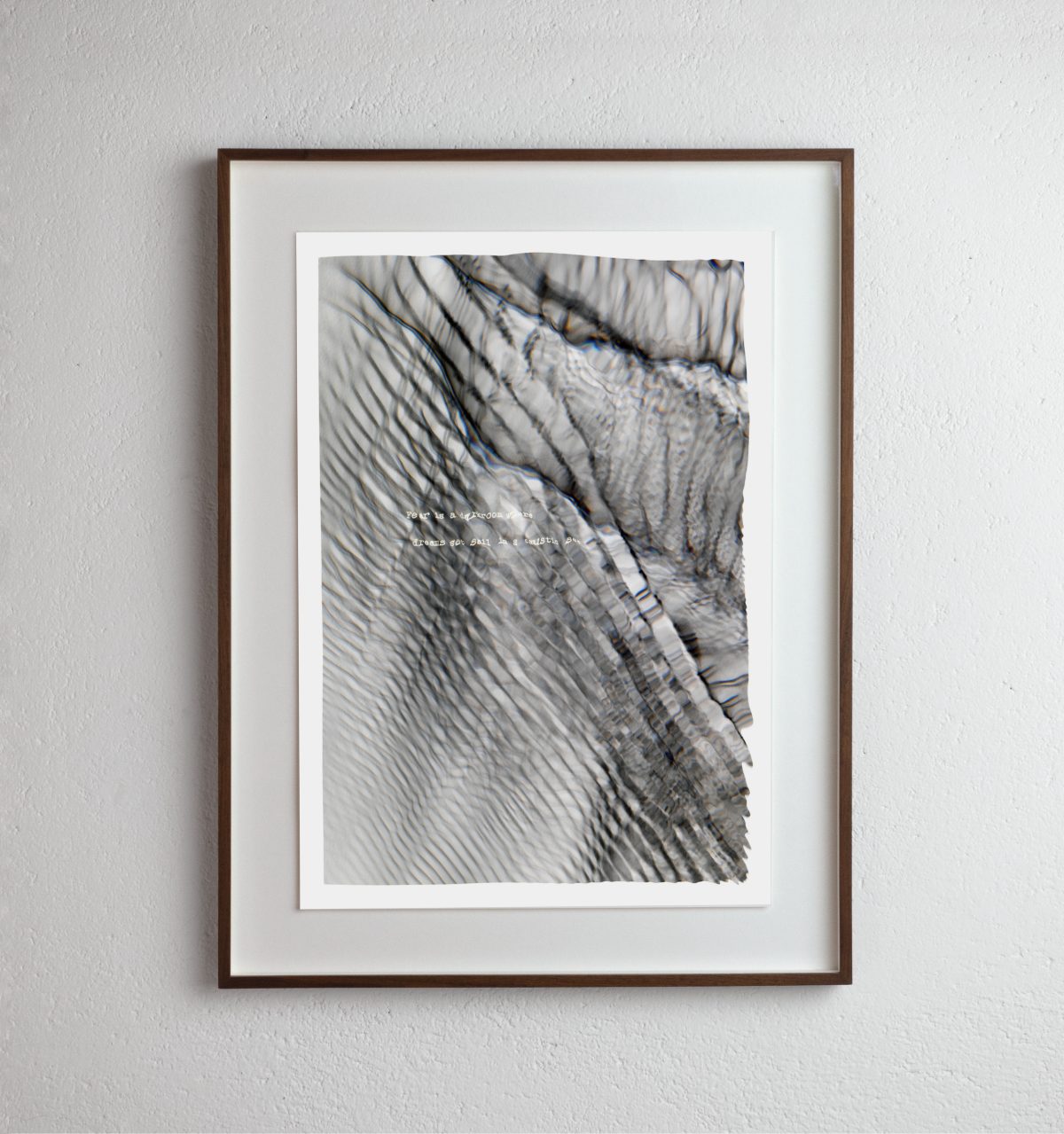 Fear is a darkroom (plate 0317), analogue photograph from the Offshore Recordings series by Alexander James Hamilton