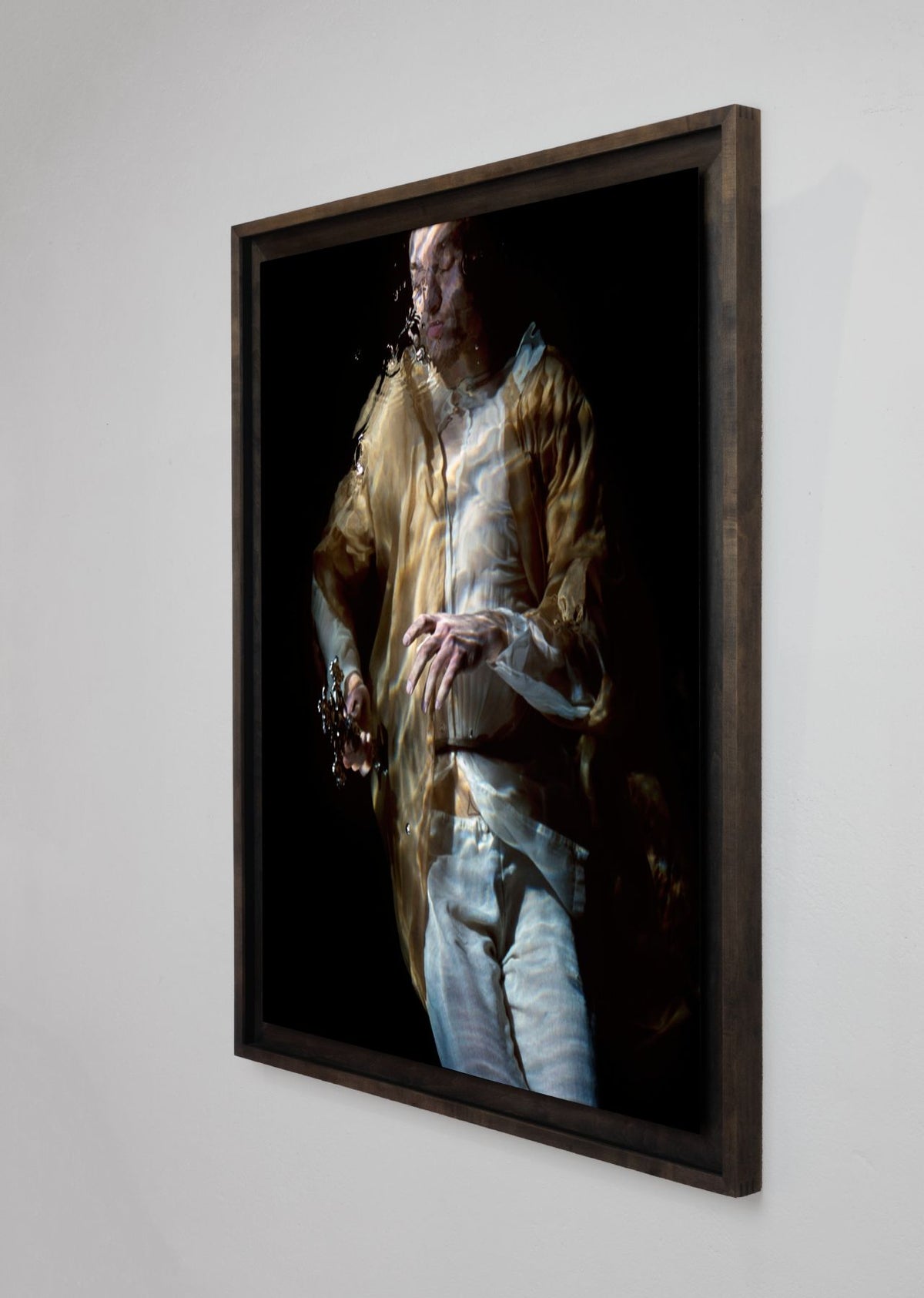Right side view of Heraclitus No. II - Artists Proof No. I, underwater analogue photograph from the Goya Reborn in Water series by Alexander James Hamilton