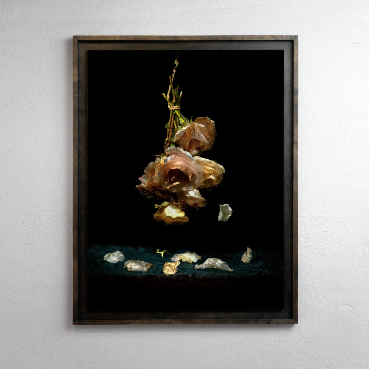 Framing and presentation detail for Isolation, analogue photographic work by Alexander James Hamilton