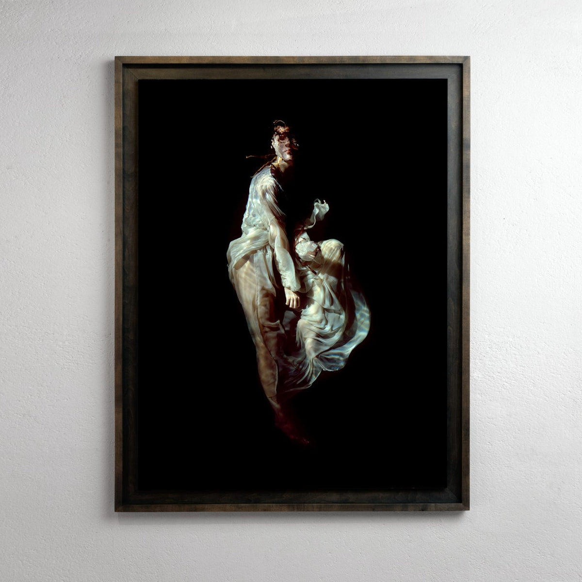 Framing and presentation detail for Jupiter, analogue photographic work by Alexander James Hamilton