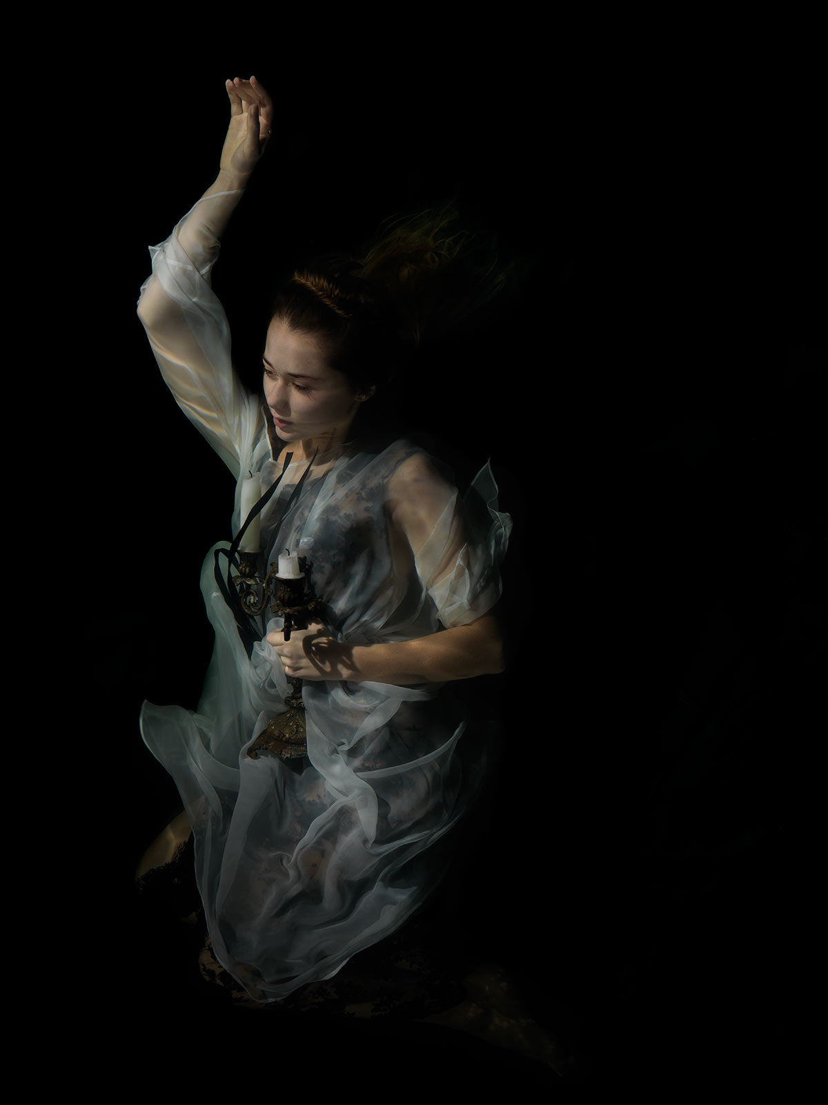 Additional view of Girondale - Artists Proof No. I, underwater analogue photograph from the Goya Reborn in Water series by Alexander James Hamilton