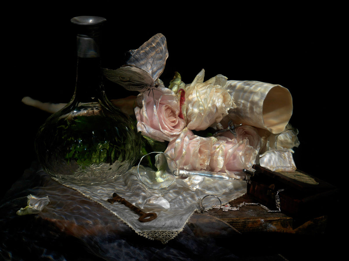 Loves Resurrection VI by Alexander James Hamilton, analogue photograph produced through water and light, unique work, no digital post production