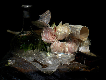 Loves Resurrection VI by Alexander James Hamilton, analogue photograph produced through water and light, unique work, no digital post production