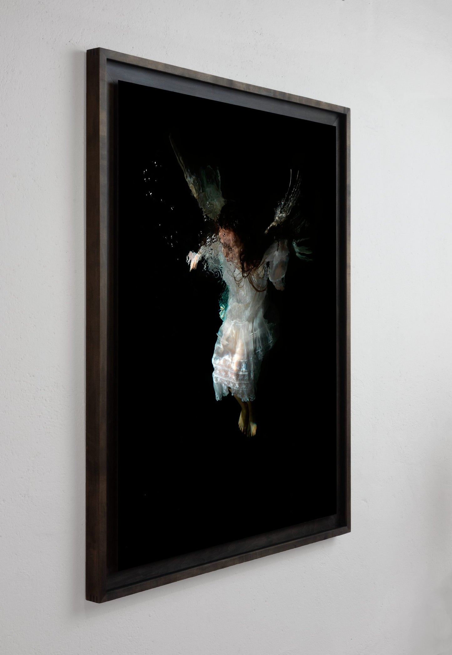 Left side view of Mycenaean IV - Artists Proof No. I, underwater analogue photograph from the Goya Reborn in Water series by Alexander James Hamilton