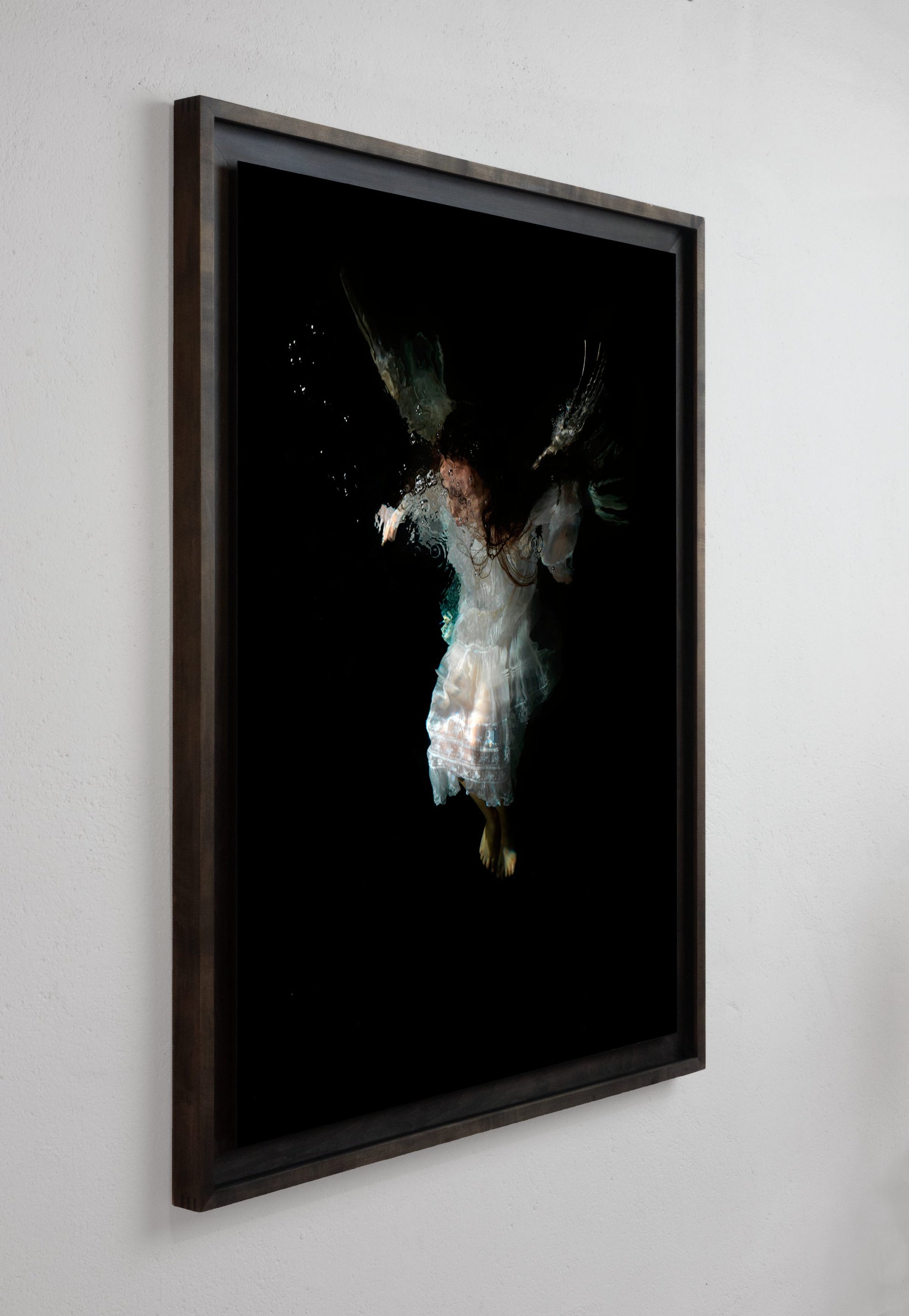 Left side view of Mycenaean IV - Artists Proof No. I, underwater analogue photograph from the Goya Reborn in Water series by Alexander James Hamilton