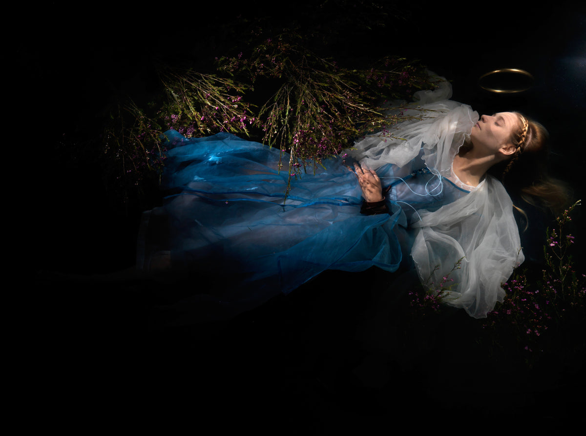 Additional view of Ophelia Plate 0262, underwater analogue photograph from the Ophelia series by Alexander James Hamilton