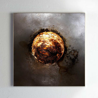 Framing and presentation detail for Ptolemy, analogue photographic work by Alexander James Hamilton