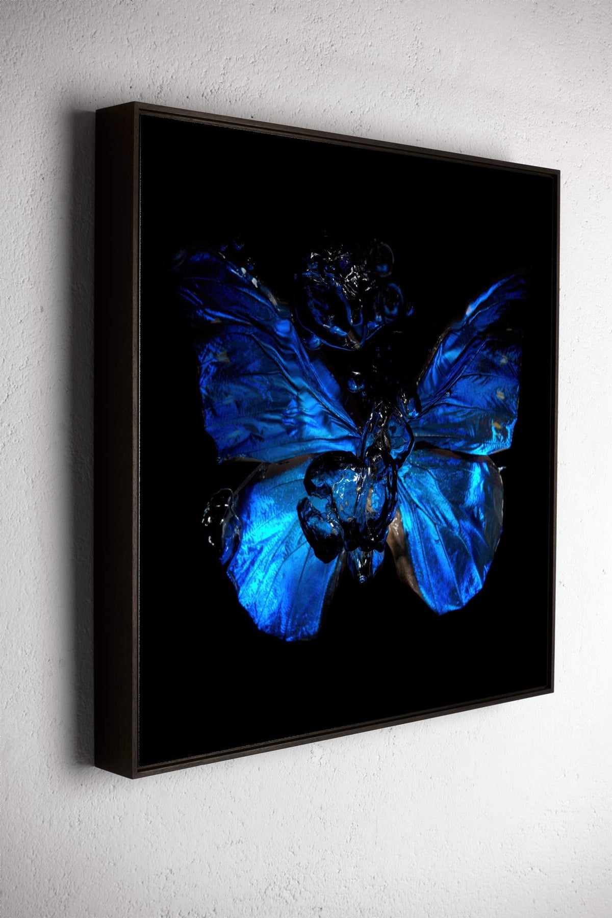 Left side view of Transparency of a dream No. 8-0816, underwater analogue butterfly photograph by Alexander James Hamilton