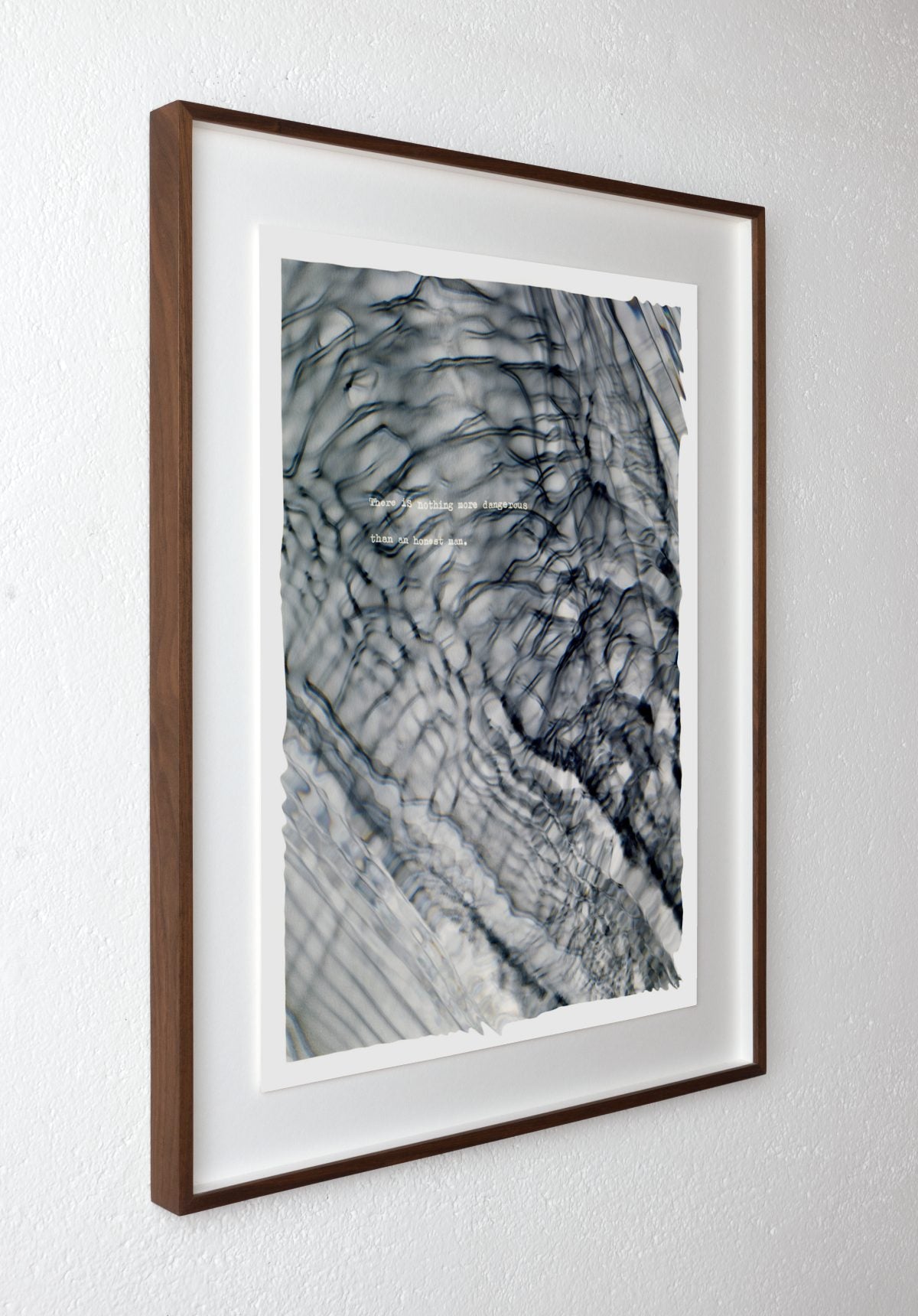 Left side view of nothing more dangerous (plate 0484), analogue photograph from the Offshore Recordings series by Alexander James Hamilton