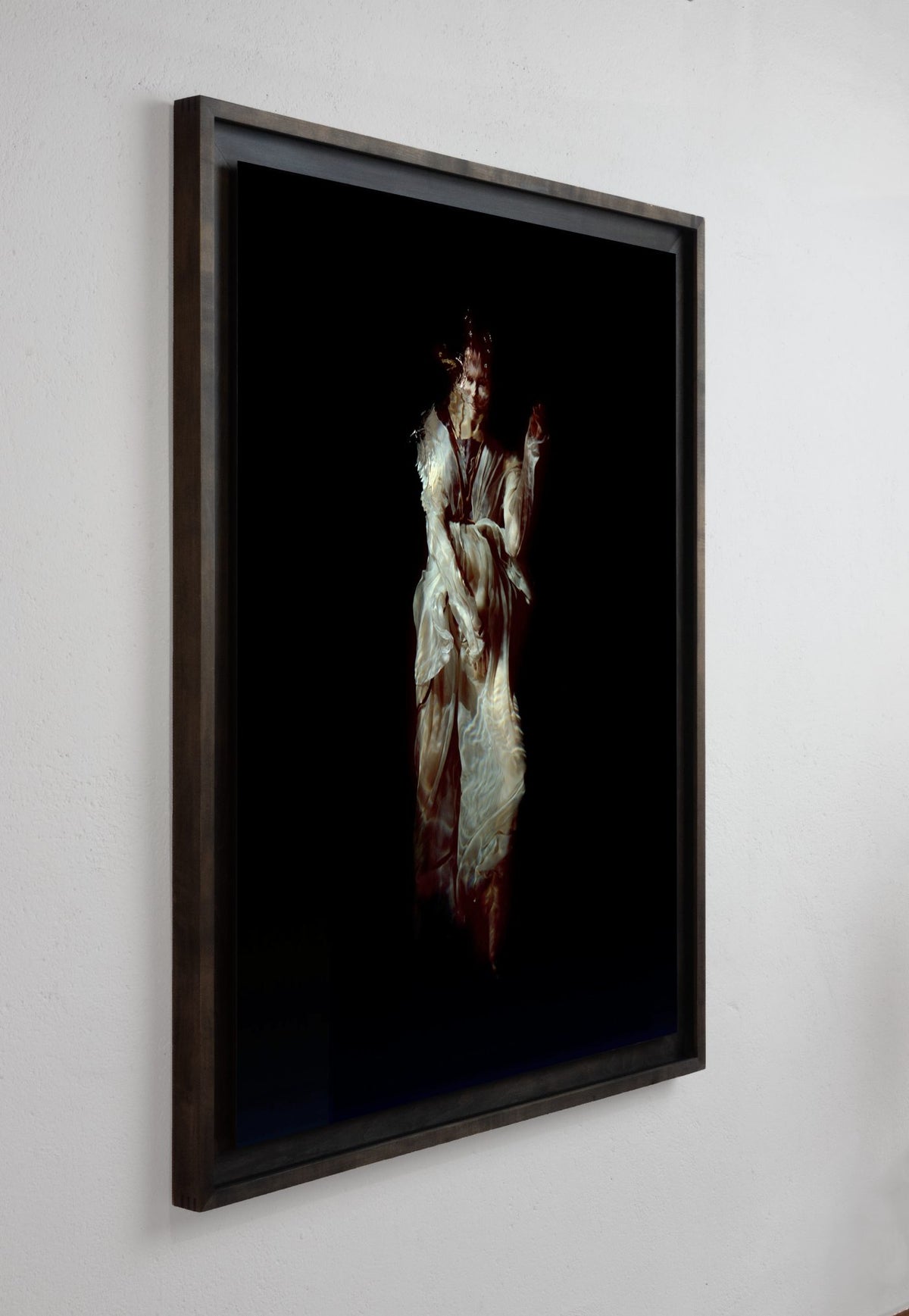 Left side view of Torment - Artists Proof No. I, underwater analogue photograph from the Goya Reborn in Water series by Alexander James Hamilton