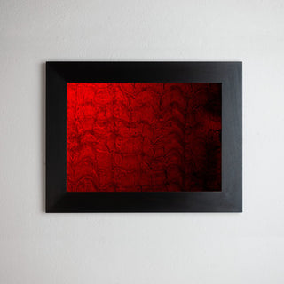 Framing and presentation detail for 8 x 10 inch PhotoGram, Plate 0106, analogue photographic work by Alexander James Hamilton