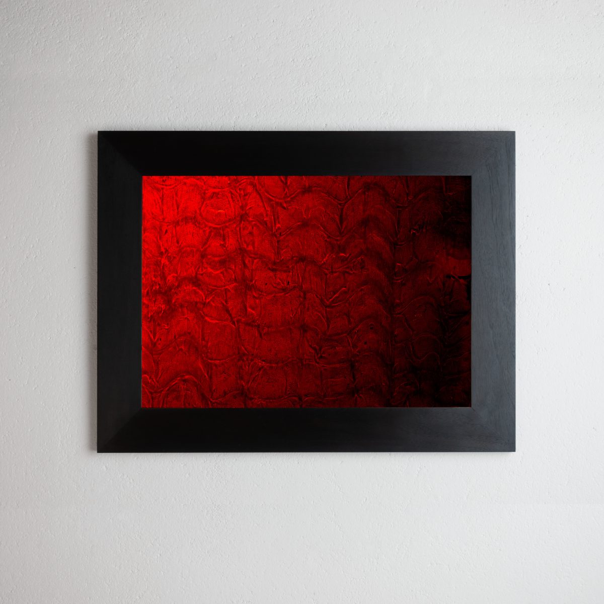 Framing and presentation detail for 8 x 10 inch PhotoGram, Plate 0106, analogue photographic work by Alexander James Hamilton