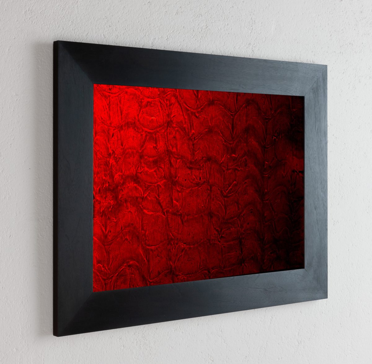 Framing and presentation detail for 8 x 10 inch PhotoGram, Plate 0106, analogue photographic work by Alexander James Hamilton