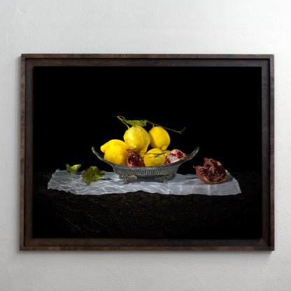 Bitter sweet table, underwater analogue still life photograph by Alexander James Hamilton